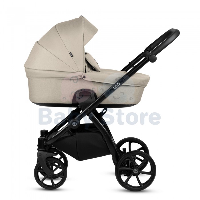 tutis leo plus 3in1 universalus vezimelis warm grey siltos pilkos spalvos modelis