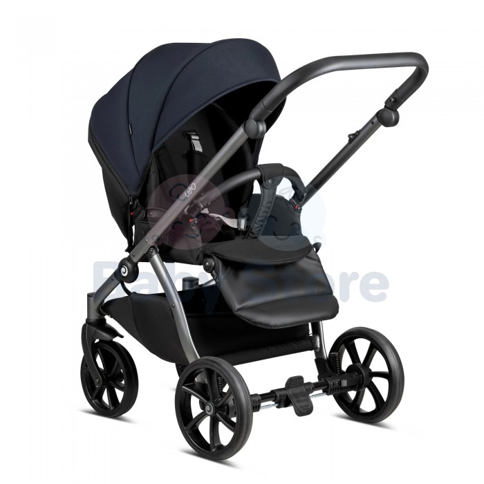 tutis leo plus 3in1 universalus vezimelis warm grey siltos pilkos spalvos modelis