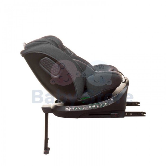 4BABY Automobilinė kėdutė ENZO-FIX (0-36kg) DARK GREY