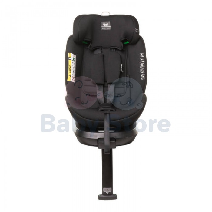 4Baby ENZO FIX 40–150 cm Black automobilinė kėdutė su ISOFIX ir i-Size saugos standartu