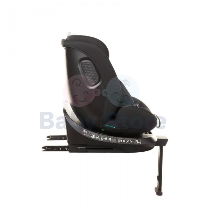 4Baby ENZO FIX 40–150 cm Black automobilinė kėdutė su ISOFIX ir i-Size saugos standartu