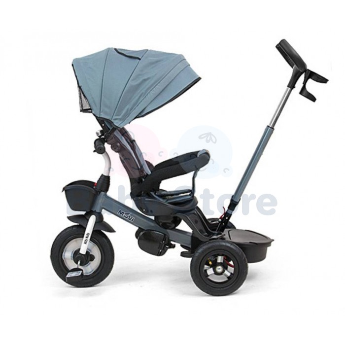 Milly Mally MOVI 5in1 Blue triratukas su rankena ir apsauga vaikams