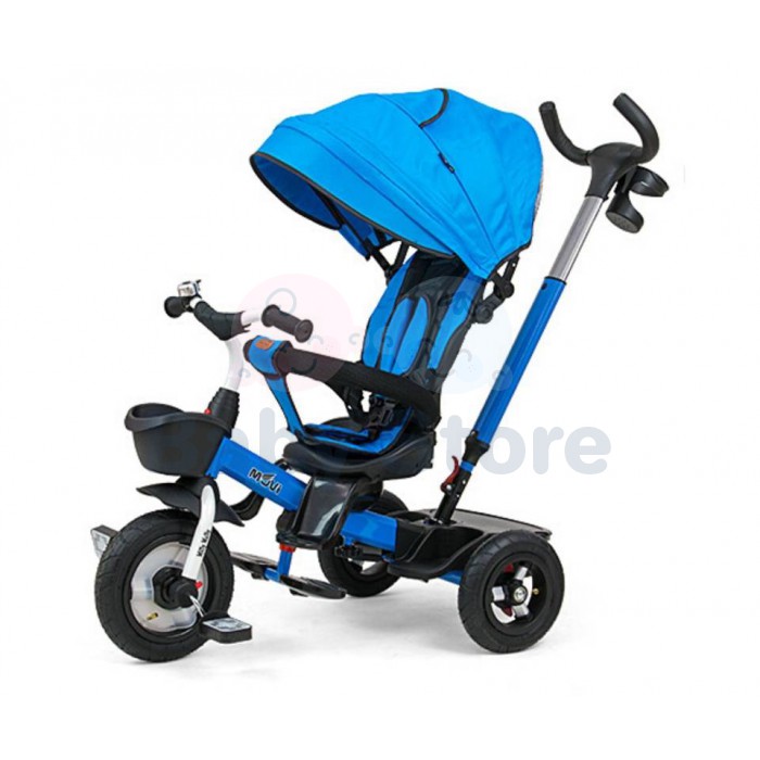 Milly Mally MOVI 5in1 Blue triratukas su rankena ir apsauga vaikams