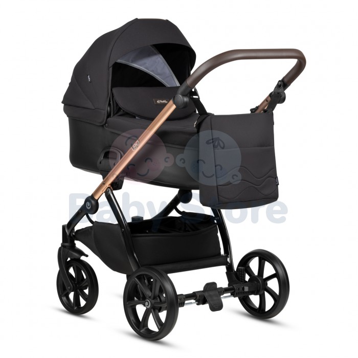 tutis leo 2in1 universalus vezimelis black juodos spalvos