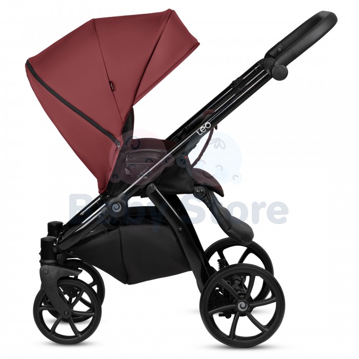 tutis leo 2in1 universalus vezimelis burgundy tamsiai raudonos spalvos