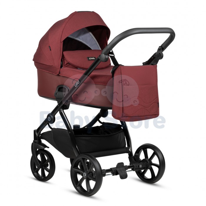 TUTIS universalus vežimėlis LEO+ 2in1 Burgundy