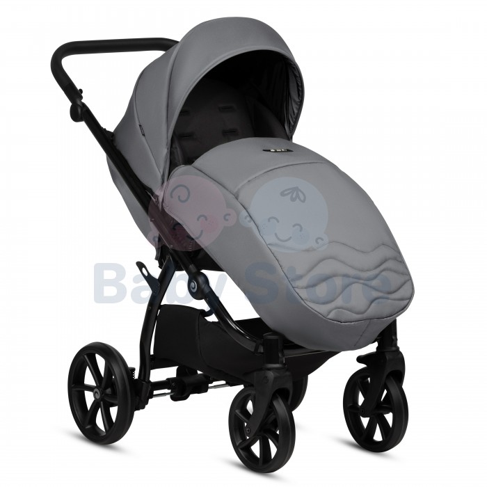 tutis leo 2in1 universalus vezimelis stone grey pilkos spalvos