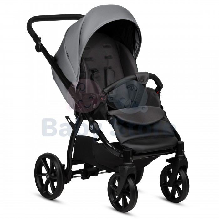 tutis leo 2in1 universalus vezimelis stone grey pilkos spalvos