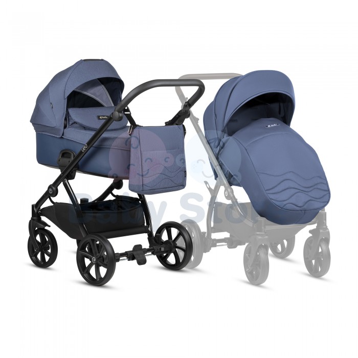 tutis leo 2in1 universalus vezimelis indigo melynai violetines spalvos