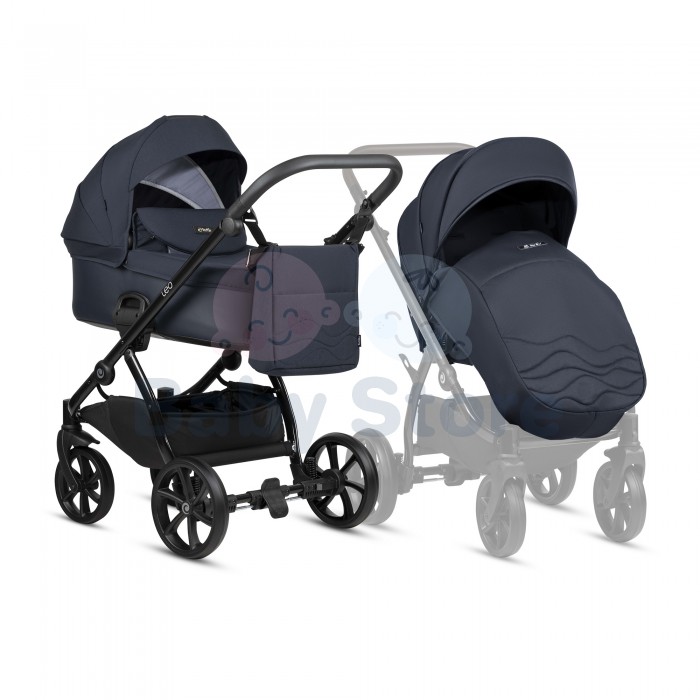 tutis leo 2in1 universalus vezimelis deep blue tamsiai melynos spalvos