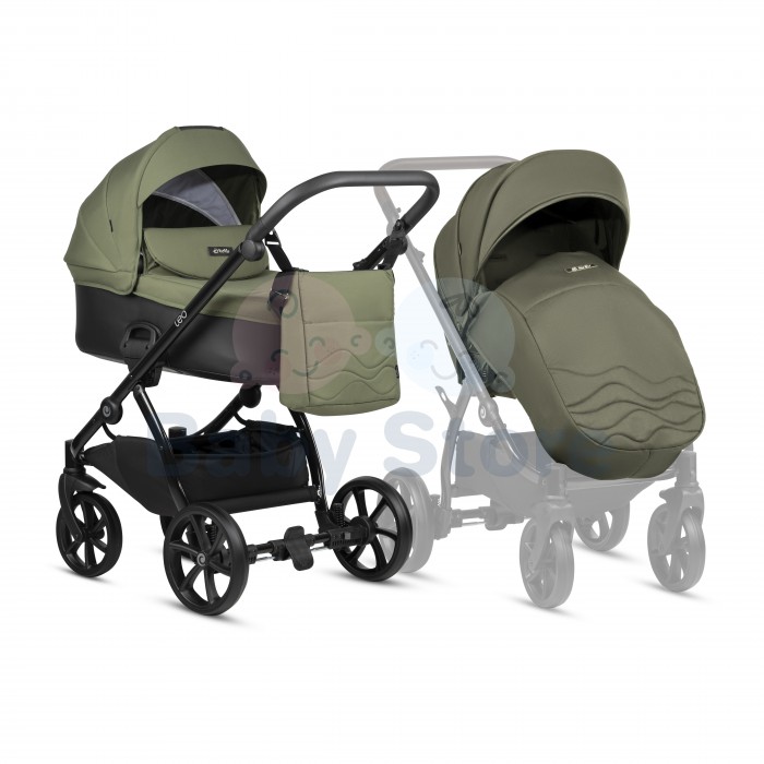 tutis leo 2in1 universalus vezimelis green zalios spalvos