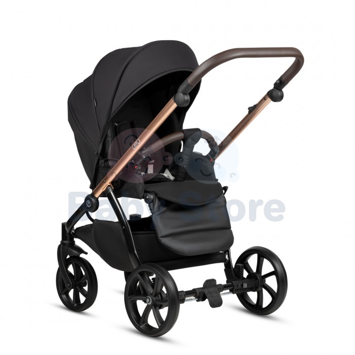 tutis leo plus 3in1 universalus vezimelis black juodos spalvos modelis