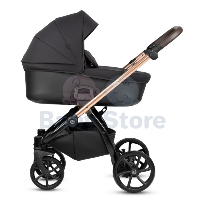 tutis leo plus 3in1 universalus vezimelis black juodos spalvos modelis