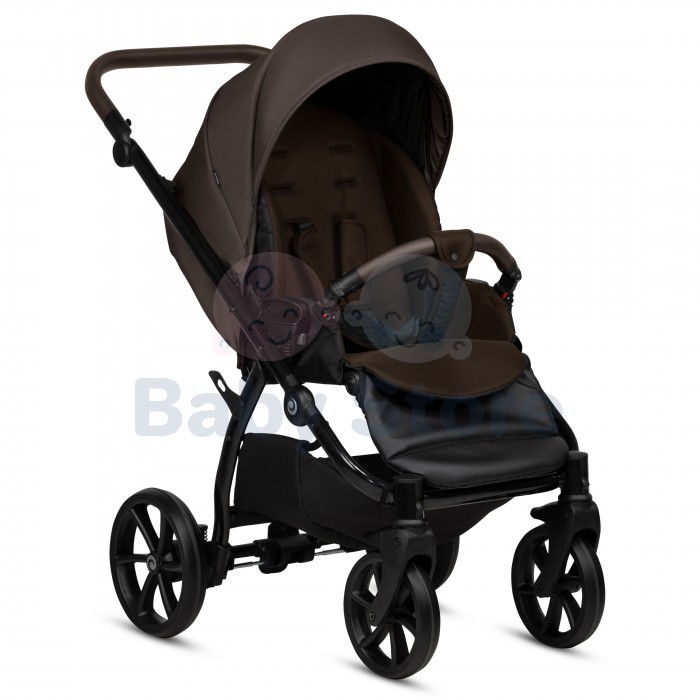 tutis leo plus 3in1 universalus vezimelis brown rudos spalvos stilingas modelis