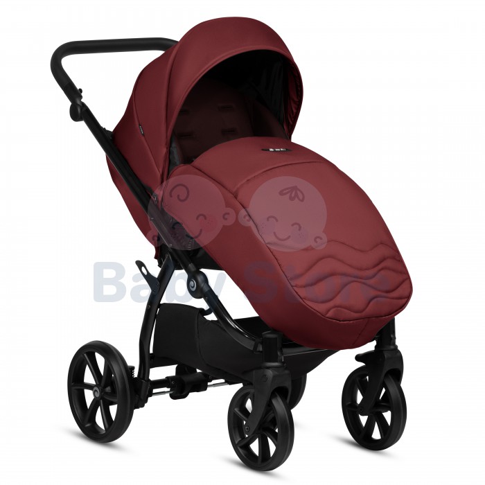 tutis leo plus 3in1 universalus vezimelis burgundy tamsiai raudonos spalvos stilingas modelis