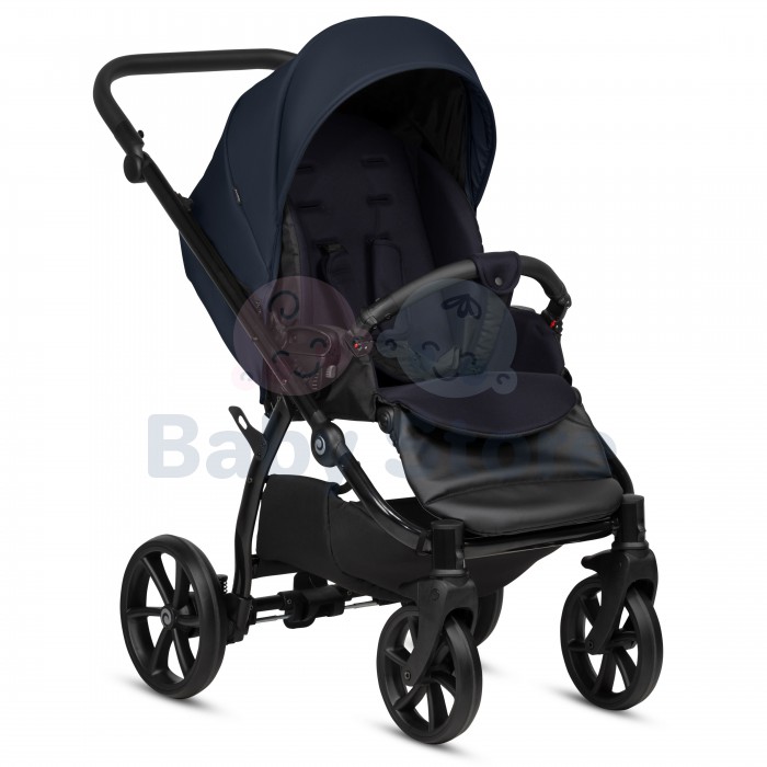 tutis leo plus 3in1 universalus vezimelis deep blue tamsiai melynos spalvos modelis