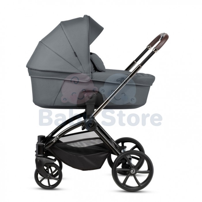 tutis gio 2in1 universalus vezimelis 2025 grigio pilkos spalvos