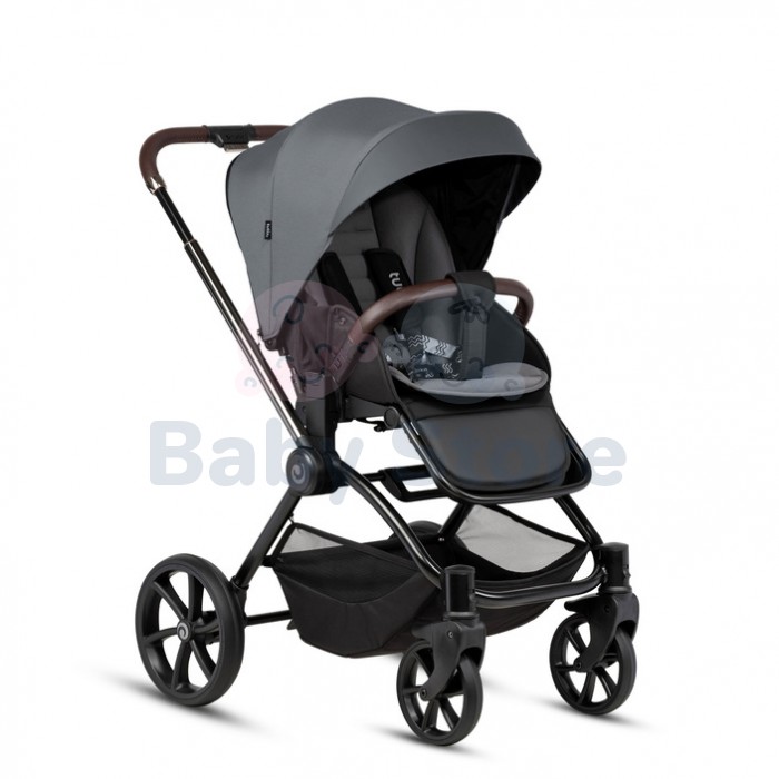 tutis gio 2in1 universalus vezimelis 2025 grigio pilkos spalvos