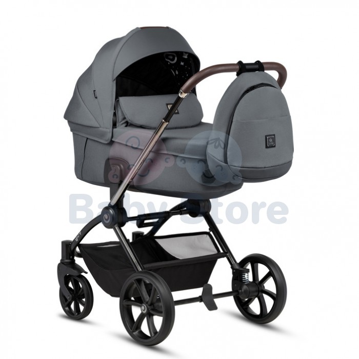 tutis gio 2in1 universalus vezimelis 2025 grigio pilkos spalvos