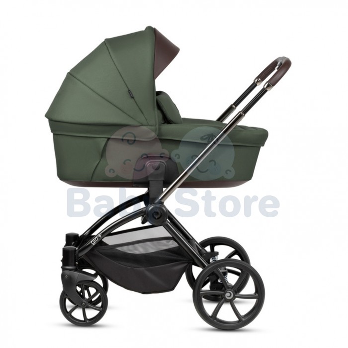 tutis gio 2in1 universalus vezimelis 2025 150 meadow zalsvai smelio spalvos