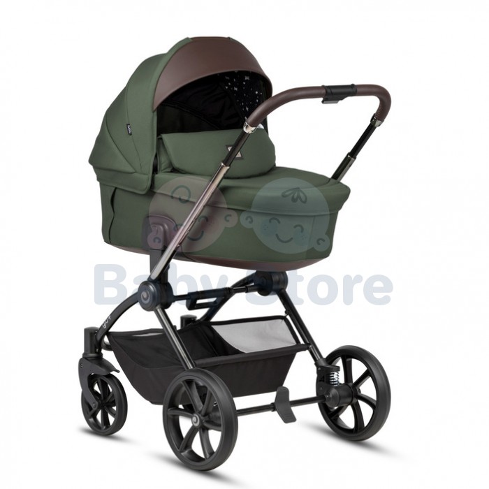 tutis gio 2in1 universalus vezimelis 2025 150 meadow zalsvai smelio spalvos