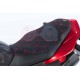 5188 Red elektrinis motociklas vaikams su atraminiais ratukais ir LED apšvietimu