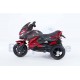5188 Blue elektrinis motociklas vaikams su LED žibintais ir ratukais