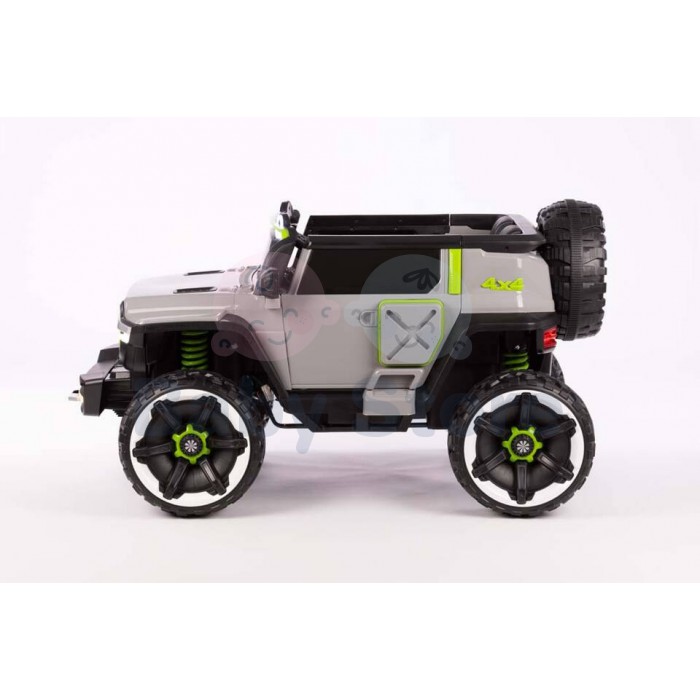 TM8888 4x4 Grey elektrinis automobilis vaikams su EVA guminiais ratais ir valdymo pultu