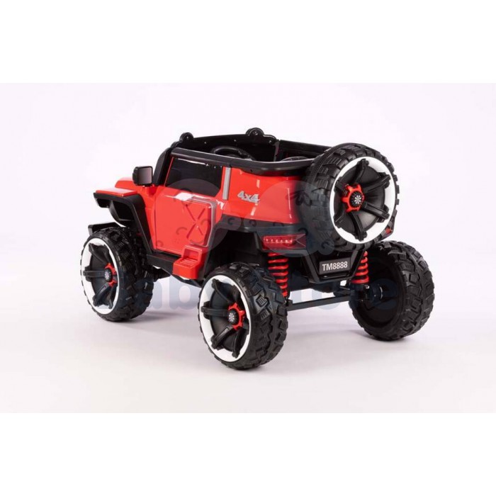 TM8888 4x4 Red elektrinis automobilis vaikams su EVA guminiais ratais ir pultu