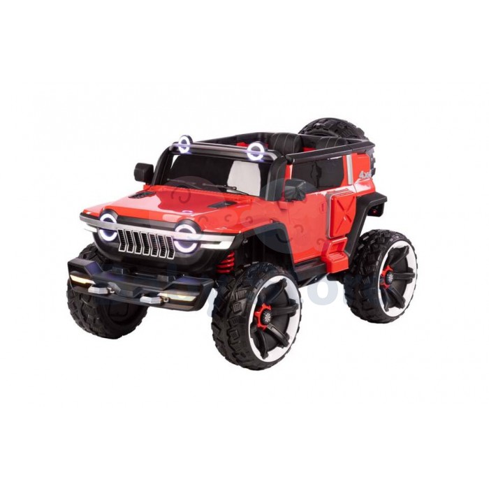 TM8888 4x4 Red elektrinis automobilis vaikams su EVA guminiais ratais ir pultu