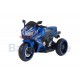 T1100 Blue elektrinis motociklas vaikams su atraminiais ratukais ir LED žibintais