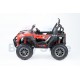 Monster RZR 4x4 Red elektrinis automobilis vaikams su pultu ir LED žibintais