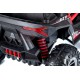 Monster RZR 4x4 Red elektrinis automobilis vaikams su pultu ir LED žibintais