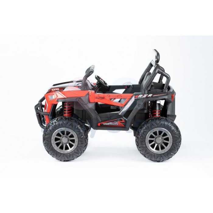 Monster RZR 4x4 elektrinis automobilis vaikams mėlynos spalvos su pultu