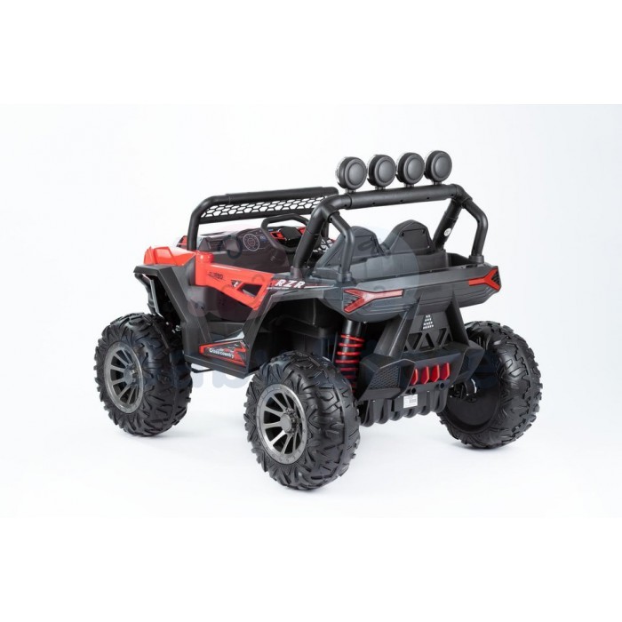 Monster RZR 4x4 elektrinis automobilis vaikams mėlynos spalvos su pultu
