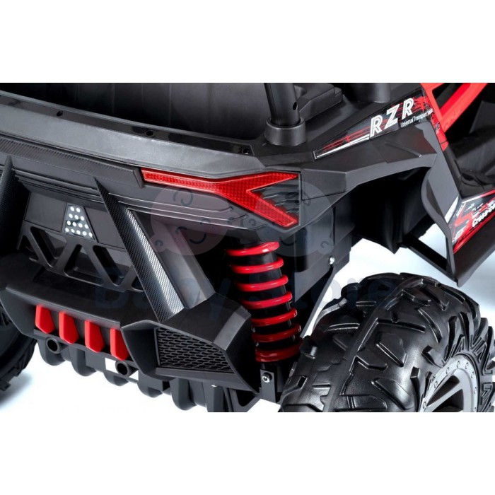 Monster RZR 4x4 White elektrinis automobilis vaikams su pultu ir LED žibintais