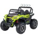 Monster RZR 4x4 Green elektrinis automobilis vaikams su pultu ir LED žibintais