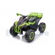 GTS 11990 Power Green elektrinis keturratis vaikams su plačiais ratais ir LED apšvietimu