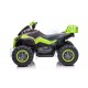 GTS 11990 Power Black elektrinis motociklas–keturratis vaikams su dideliais ratais