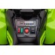 GTS 11990 Power Black elektrinis motociklas–keturratis vaikams su dideliais ratais