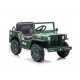 Jeep Army 4x4 elektrinis automobilis vaikams karinio dizaino visureigis