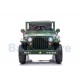 Jeep Army 4x4 elektrinis automobilis vaikams karinio dizaino visureigis