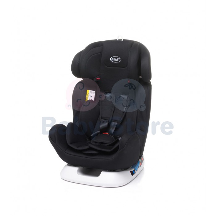 4Baby MATT FIX 0–36 kg Grey automobilinė kėdutė su ISOFIX, atramine koja ir 360 laipsnių pasukimu