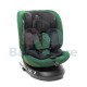 4Baby MATT FIX 0–36 kg Dark Green automobilinė kėdutė su ISOFIX ir 360 laipsnių pasukimu