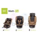4Baby MATT FIX 0–36 kg Dark Green automobilinė kėdutė su ISOFIX ir 360 laipsnių pasukimu