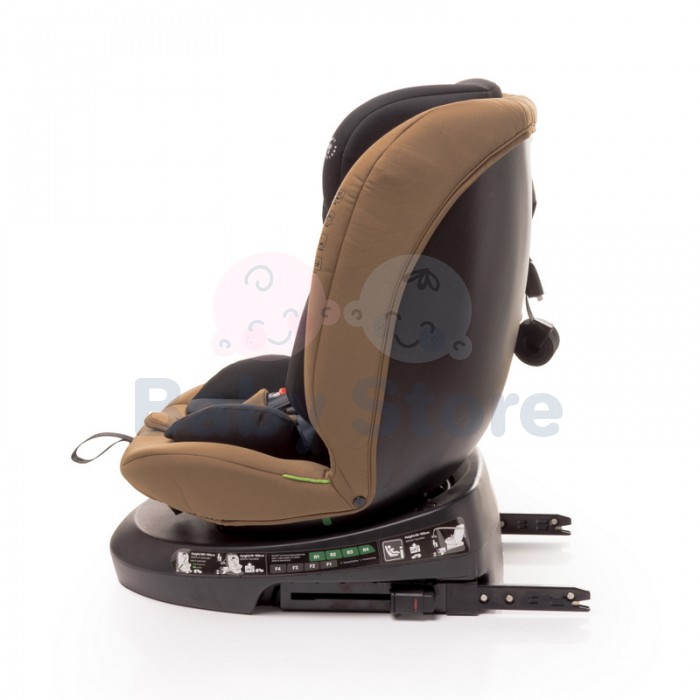 4Baby MATT FIX 0–36 kg Dark Green automobilinė kėdutė su ISOFIX ir 360 laipsnių pasukimu