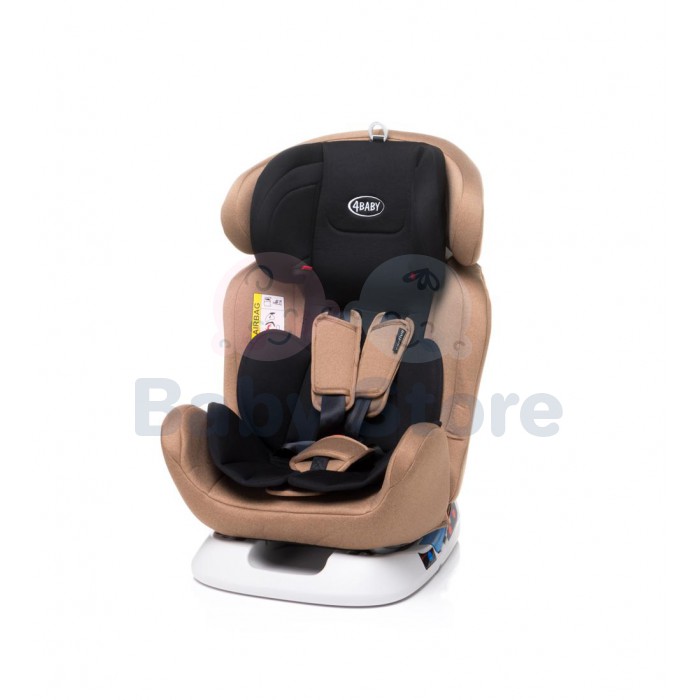 4Baby MATT FIX 0–36 kg Black automobilinė kėdutė su ISOFIX, atramine koja ir 360 laipsnių pasukimu