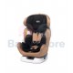 4Baby MATT FIX 0–36 kg Black automobilinė kėdutė su ISOFIX, atramine koja ir 360 laipsnių pasukimu