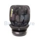 4Baby MATT FIX 0–36 kg Black automobilinė kėdutė su ISOFIX, atramine koja ir 360 laipsnių pasukimu