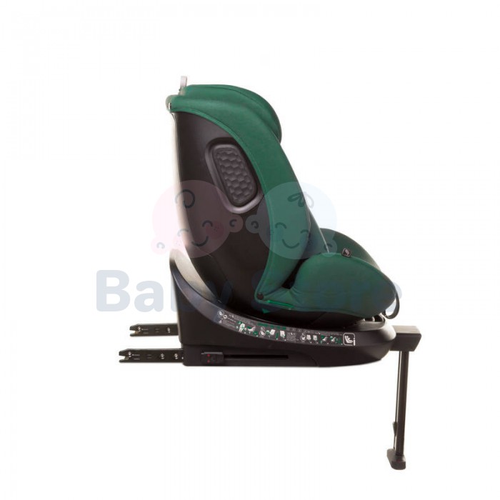 4Baby ENZO FIX 40–150 cm Green automobilinė kėdutė su ISOFIX ir i-Size saugos standartu